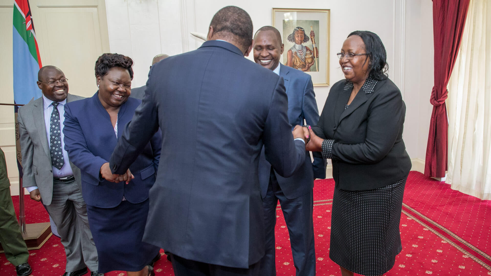 HE President with NPSC Commissioners 2