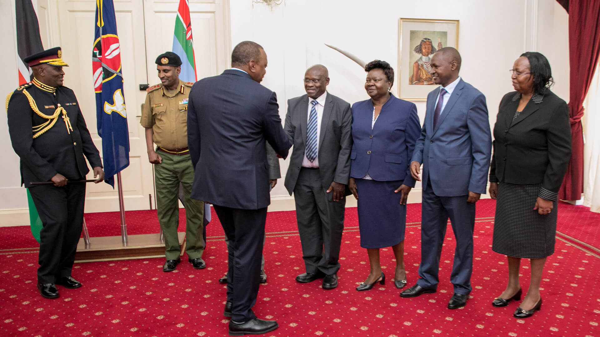 HE President with NPSC Commissioners