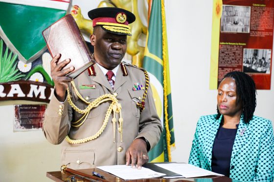 DIG APS Mr. Gilbert Masengeli takes oath of office