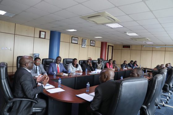 CEO presides over exit meeting with external auditors.