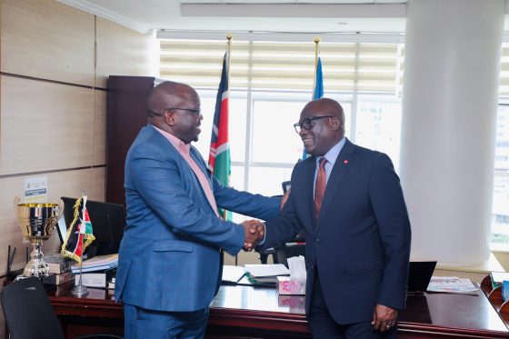 COURTESY CALL BY THE MANAGING DIRECTOR GT BANK (Kenya) MR. JUBRIL ADENIJI