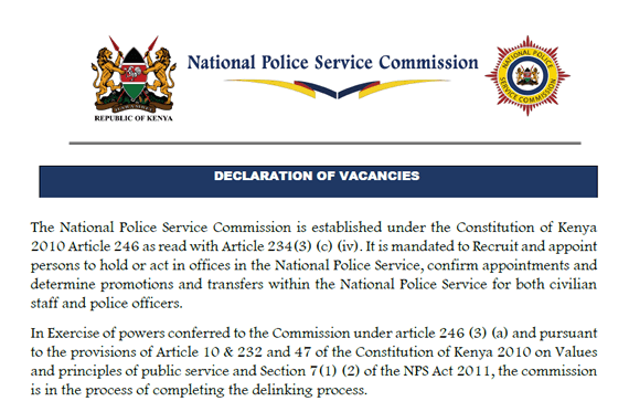 NPS Vacancies 2023