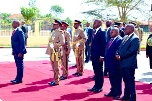 His Excellency reiterated his Government commitment to true and meaningful reforms in the National Police Service