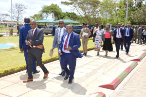 His Excellency reiterated his Government commitment to true and meaningful reforms in the National Police Service